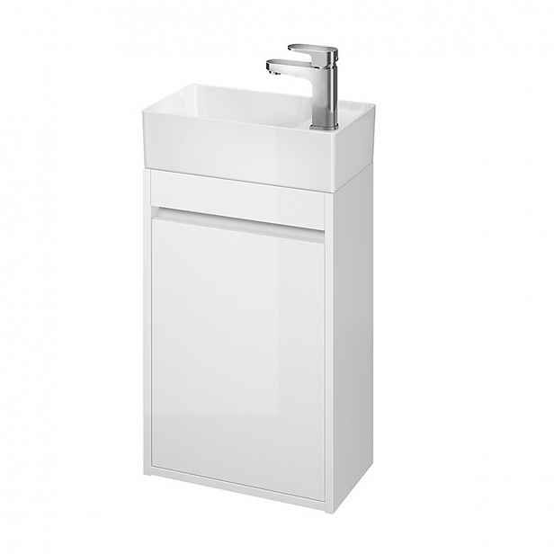 Koupelnová skříňka pod umyvadlo Cersanit CREA 39,2x59,3x21,5 cm bílá lesk S924-001