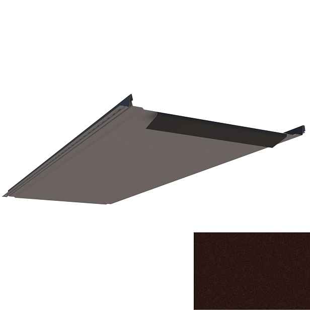 Krytina plechová LINEDEK 485 Flat SP 35 TEX 2M15A hnědá BentCut