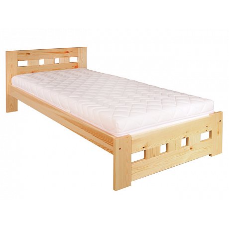 Postel LK145, 80x200, masiv borovice