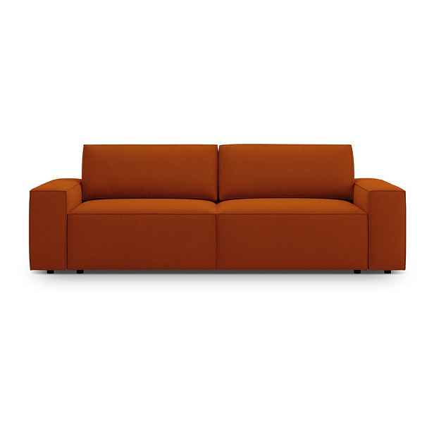 Rozkládací pohovka v cihlové barvě 247 cm Jodie – Micadoni Home