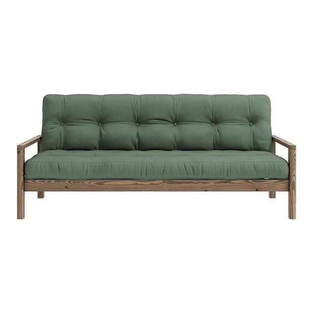 Zelená rozkládací pohovka 205 cm Knob – Karup Design