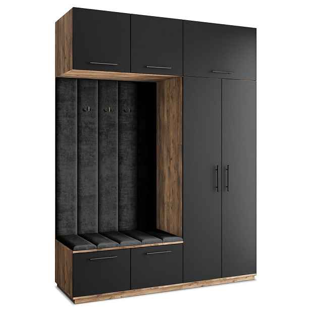 MASSENO MODERNÍ PŘEDSÍŇOVÁ SKŘÍŇ REMA, 180/240/60 cm, dekor dub