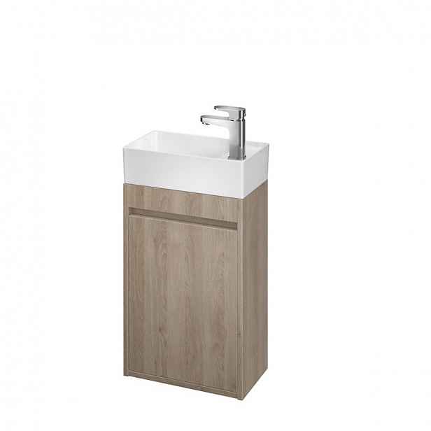 Koupelnová skříňka pod umyvadlo Cersanit CREA 39,2x59,3x21,5 cm dub mat S924-013
