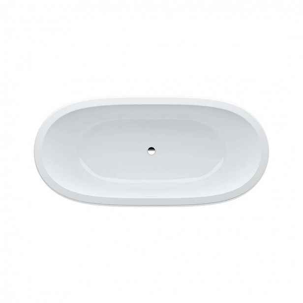 Laufen Il Bagno Alessi One - Volně stojící vana 183x87 cm, s LED osvětlením a senzorem, bílá H2459720006151