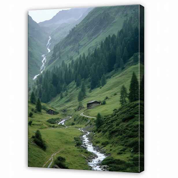 Obraz Zelené Hory Les Příroda Krajina Do Předsíně Kanceláře Moderní 120x80