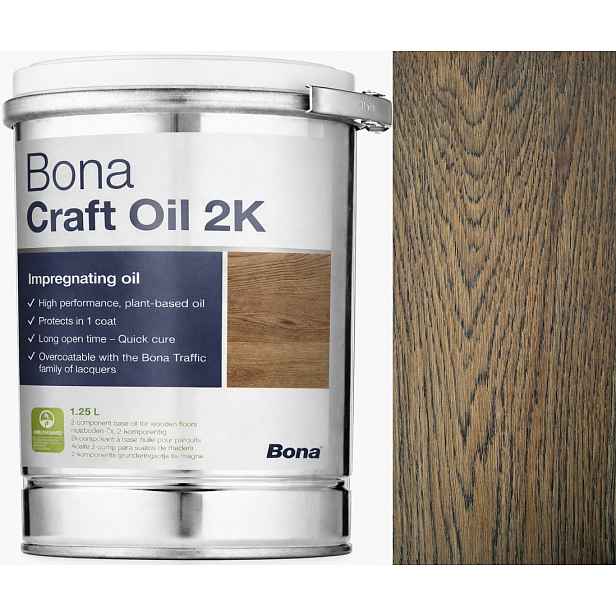 Bona Craft Oil 2K Driftwood Staré dřevo 1,25 l olej na dřevo a podlahy