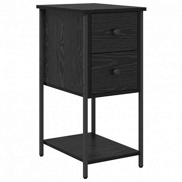 vidaXL Noční skříňka Černý dub 32 x 42 x 70 cm Kompozitní dřevo