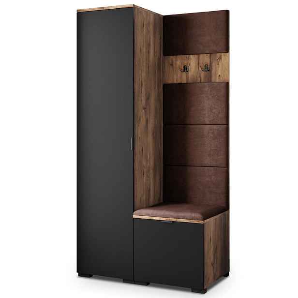 MASSENO MODERNÍ PŘEDSÍŇOVÁ SESTAVA LORI, 95/181/51 cm, dub Lefkas