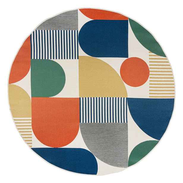 Kulatý venkovní koberec ø 160 cm Geo – Flair Rugs