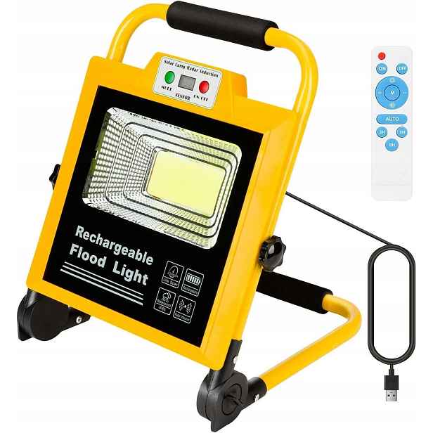 Led Reflektor Ledmo Žlutý 60W Dálkový Ovladač
