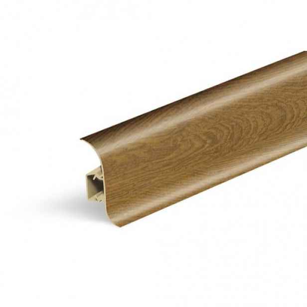 Lišta soklová Naturel Carlo , PVC délka 250 cm, výška hrany 56 mm, NATNGF0R3