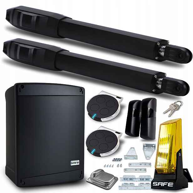 Set Pohon Pro Dvoukřídlovou Bránu 8 m 2 Ovladače Automat 400 Kg tichý