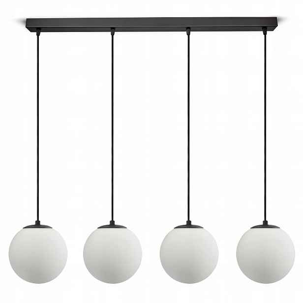Závěsné Stropní Svítidlo Lustr Full Globe Glass 561-BZ4 G9 Bílé koule Led