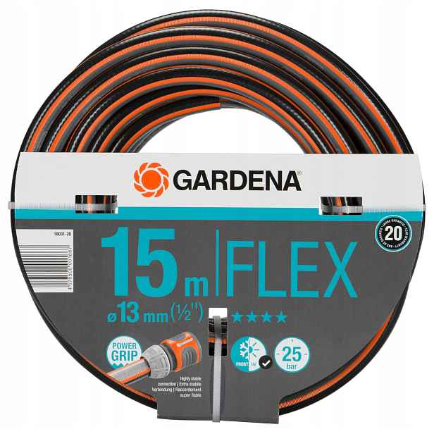 Gardena 18031-20 Hadice nadzemní 15 m šedá/oranžová