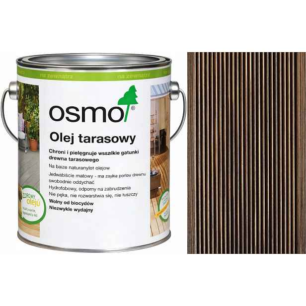 Osmo 021 Dub hnědý 2,5L terasový olej na venkovní dřevo