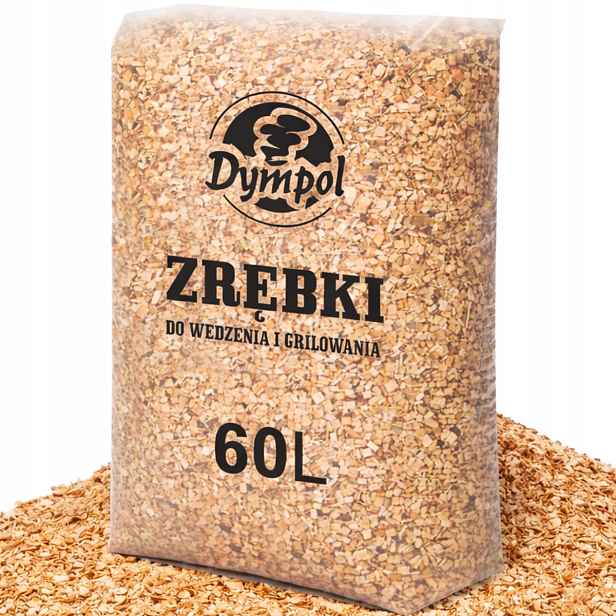 Suché udírenské štěpky Dub 100% 15 kg/60 litrů, Kl 08 Atest Dympol