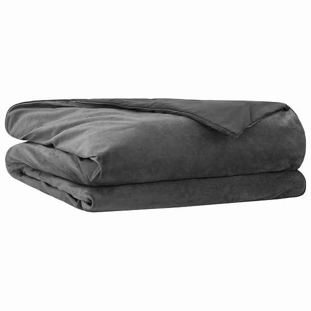 vidaXL Zátěžová deka Antracitová 137 x 200 cm 6 kg 100% Bavlna 205T