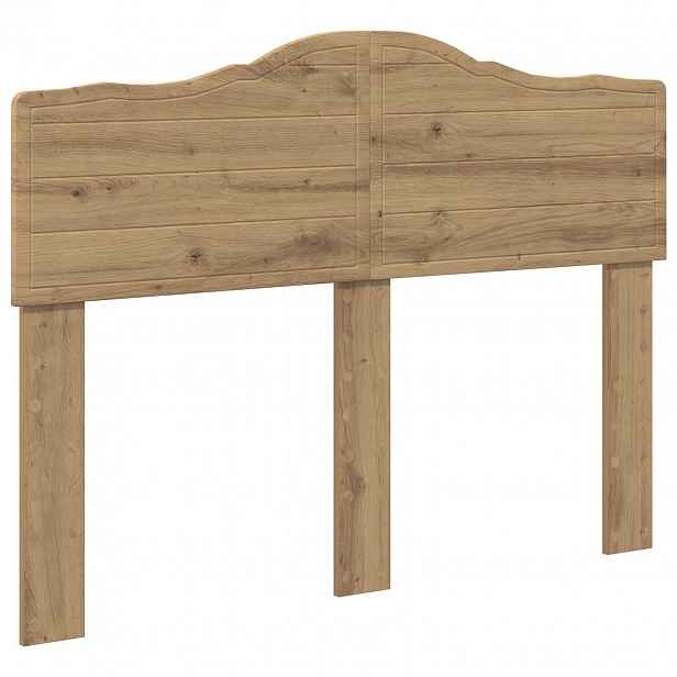 vidaXL Čelo postele Artisanový dub Kompozitní dřevo