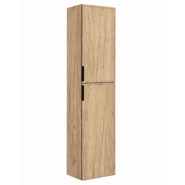 Elvisia Vysoká skříňka do koupelny SLIM craft zlatý