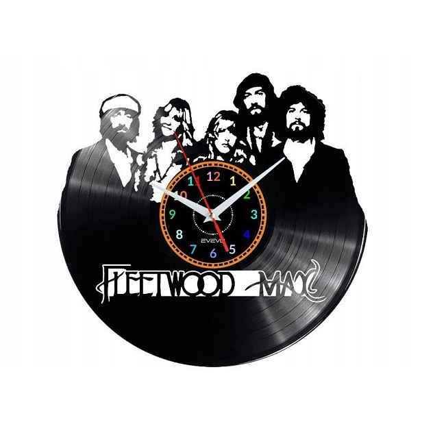 Fleetwood Dárek Originální dekorace do domu Hodiny z vinylové desky