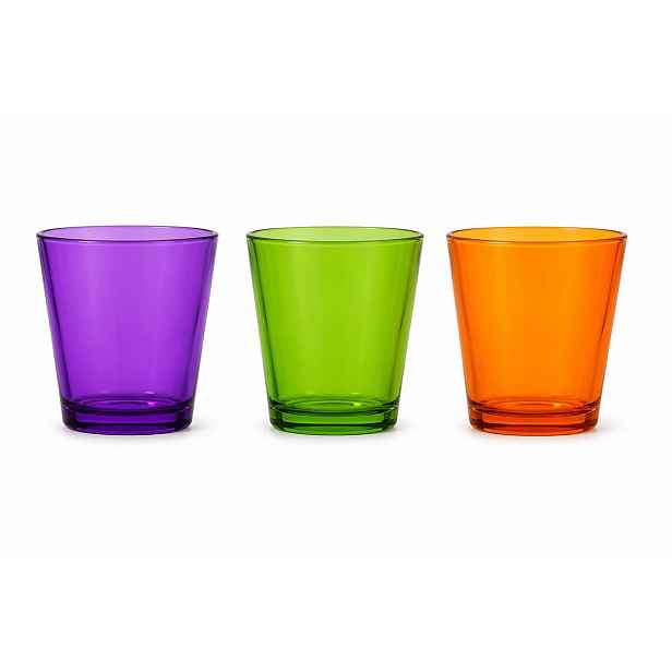 PROHOME - Sklenice 280ml různé barvy