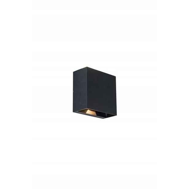 Venkovní nástěnná lampa Gemini Beams led 10w 3000k ip54 černá Lutec