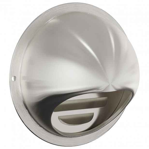 vidaXL Kryty vzduchových ventilátorů 8 ks Stříbrná 80 mm Nerezová ocel