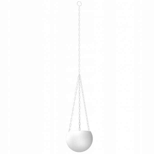 Závěsný květináč bílý Flower Pot 8104 Luminex