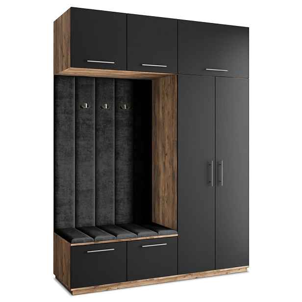 MASSENO MODERNÍ PŘEDSÍŇOVÁ SKŘÍŇ REMA, 180/240/60 cm, dekor dub