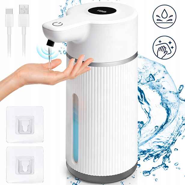 Dávkovač Mýdla Automatický Bezdotykový Dávkovač Na Stěnu 420 ML Usb C