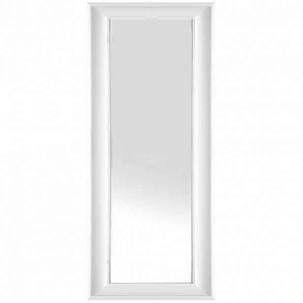 Beliani NÁSTĚNNÉ ZRCADLO bílé obdélníkové 51/141 cm Lunel