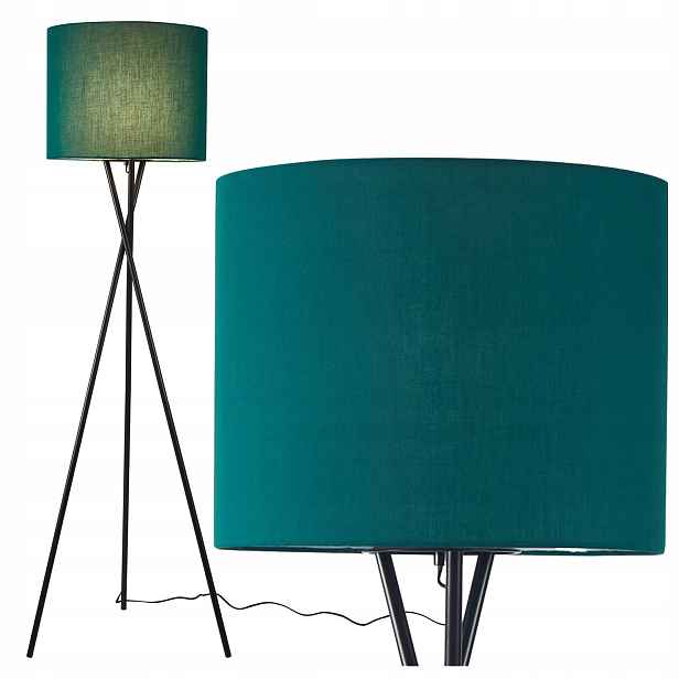 Dekorativní podlahová lampa E27 Zelená Tekla Sanico Goldlux