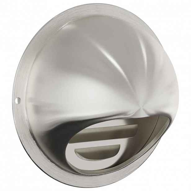 vidaXL Kryty vzduchových ventilátorů 8 ks Stříbrná 100 mm