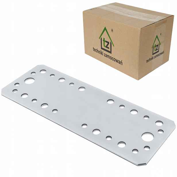 Ploché tesařské spojky 180x65 x 2,5 mm 50 ks Perforované destičky LP5