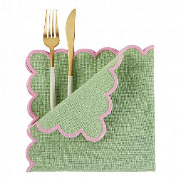 Butlers SUMMER CHEER Ubrousek 42 x 42 cm - zelená