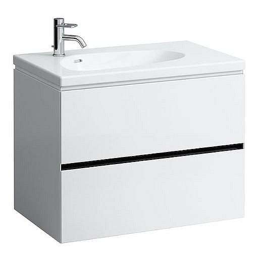 Koupelnová skříňka pod umyvadlo Laufen Palomba 78,5x47,5x57,5 cm bílá mat H4072021802201