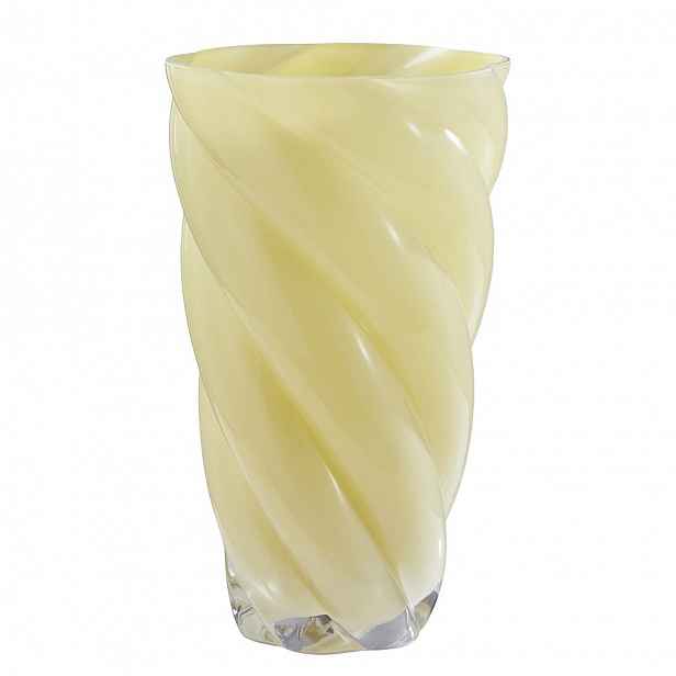 Butlers SWIRL Váza 30 cm - žlutá