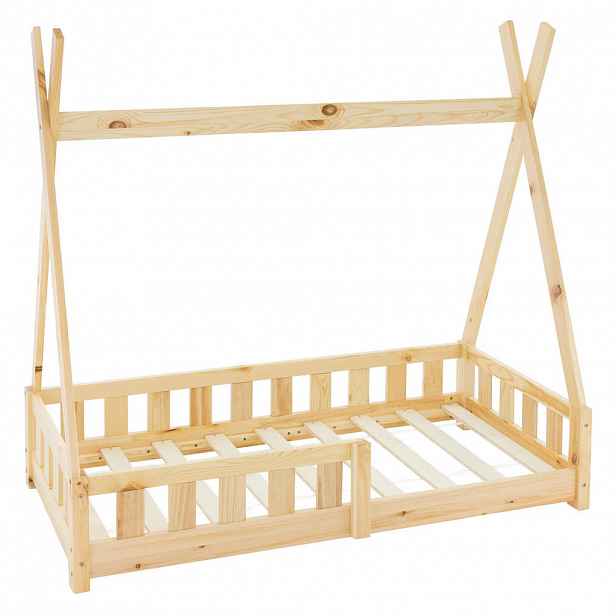 ML-DESIGN DĚTSKÁ POSTÝLKA Tipi 70x140 cm přírodní
