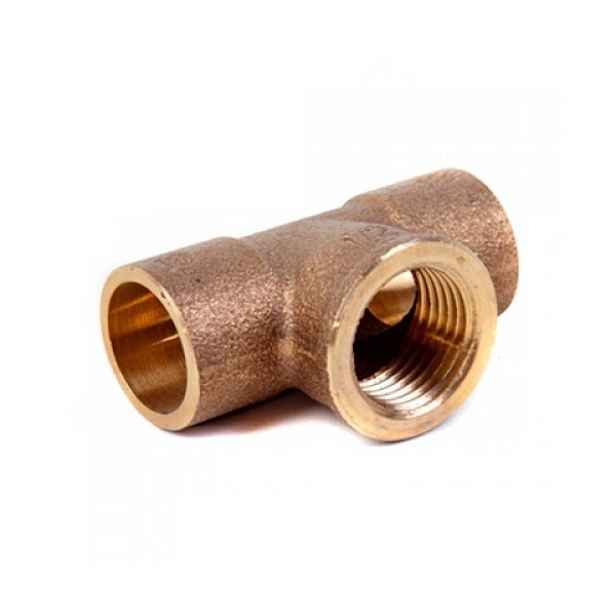 T-kus pájecí Sanha Cu 4130G 22×1/2" vnitřní závit