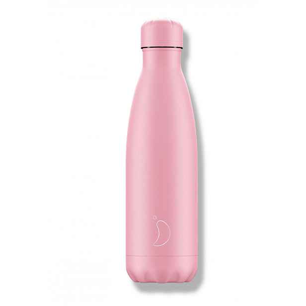 Termoláhev Chilly's Bottles - pastelově růžová 500ml, edice Original