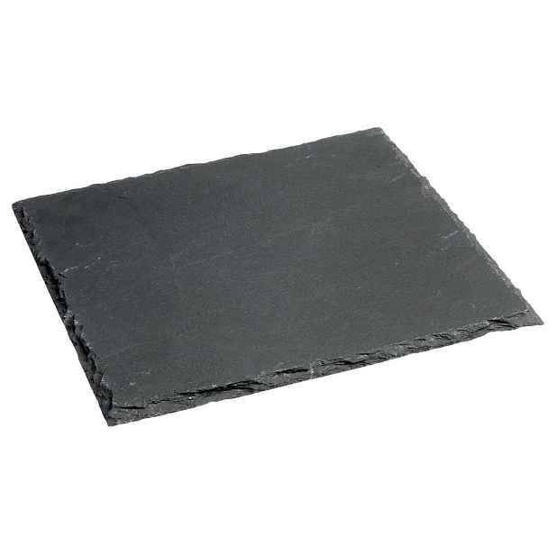 Secret de Gourmet Kamenný podnos Spole 20x20 cm antracit