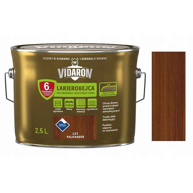 Vidaron Ochranný Lak 2,5 L Palisandr L23
