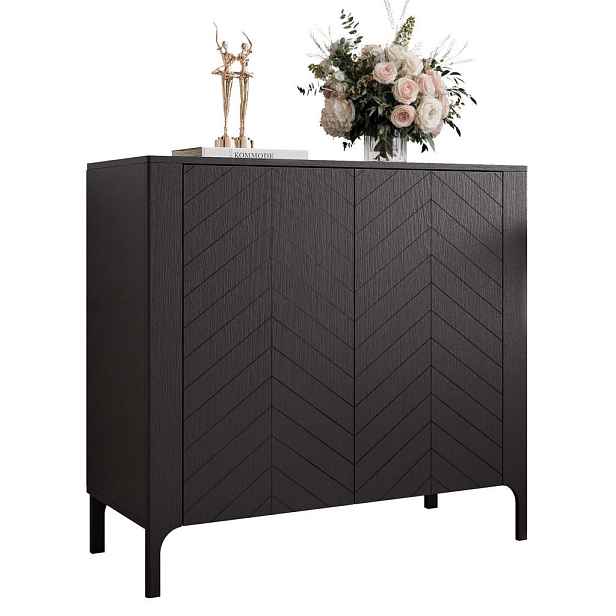 Idohome KOMODA LORIEN 103 cm, černá