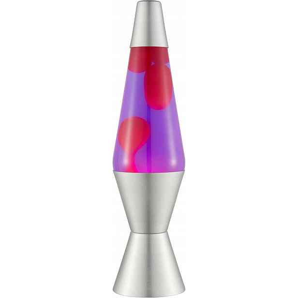 Lava Lampa 36 cm Růžovo-fialová Dekorativní Retro