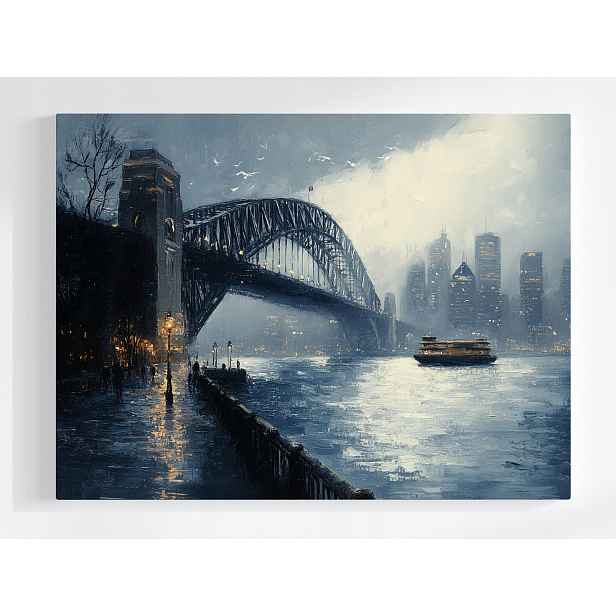 Plakát Město Sydney Austrálie Most Harbour Bridge 100x75