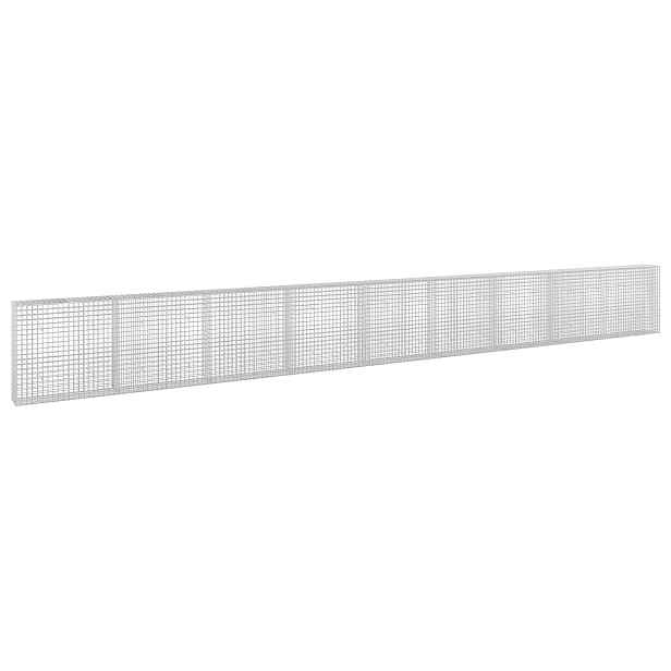 vidaXL Gabion s drátem 5 mm a síťkou 5x5 cm 900x30x100 cm