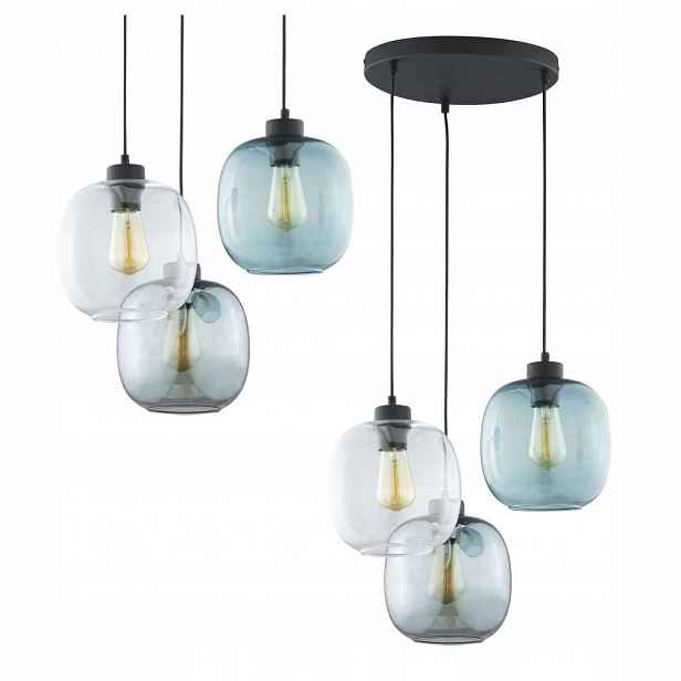 Závěsná lampa s nastavitelnou výškou 3 zdroje E27 100 cm Metal Loft Tk Lighting
