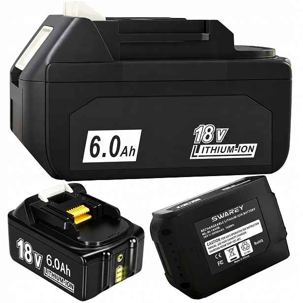 Bateriový balíček pro Makita BL1860 18V 6Ah Li-Ion