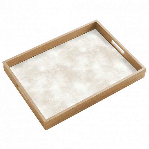 OnlyWow SERVÍROVACÍ PODNOS Jemné - Textura - Béžová 50x35 cm