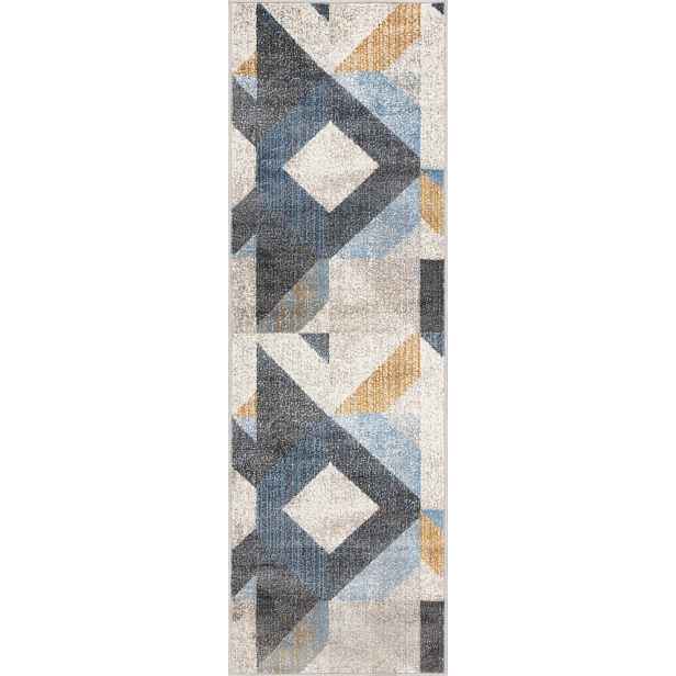 Světle šedý běhoun 80x250 cm Soft Halleby – FD